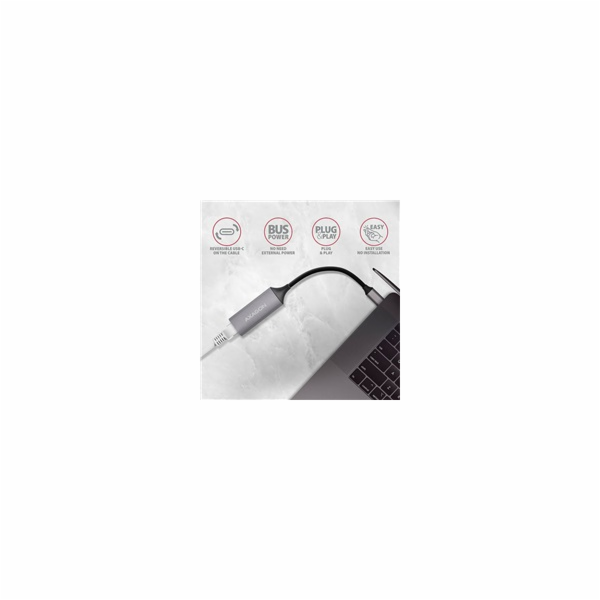 AXAGON ADE-TRC, USB-C 3.2 Gen 1 - Gigabit Ethernet síťová...