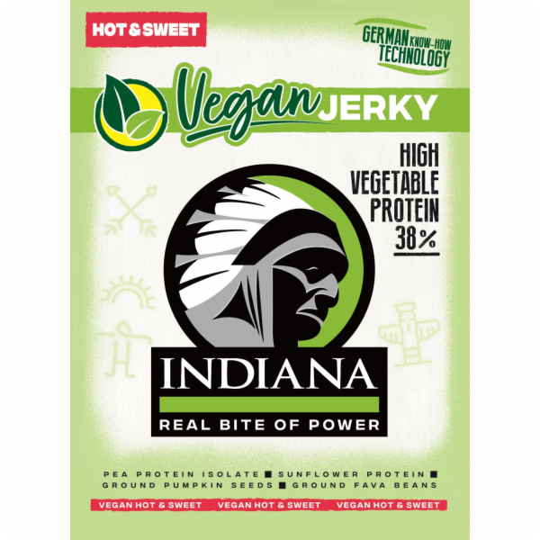 INDIANA Vegan Jerky Hot & Sweet 25g