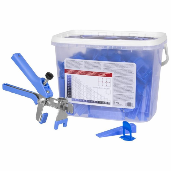 Nivelační sada Strend Pro, L, 100x 2 mm distanční prvek, ...