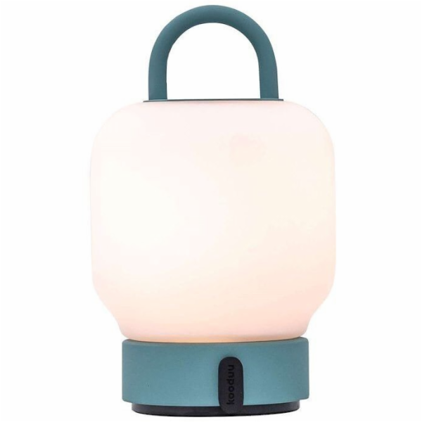 Kooduu Přenosná dobíjecí lampa LOOME tyrkysová
