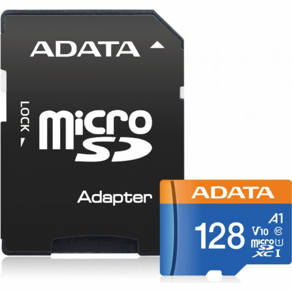 ADATA SDXC 128 GB UHS-I AUSDX128GUICL10A1-RA1 microSD Pre...