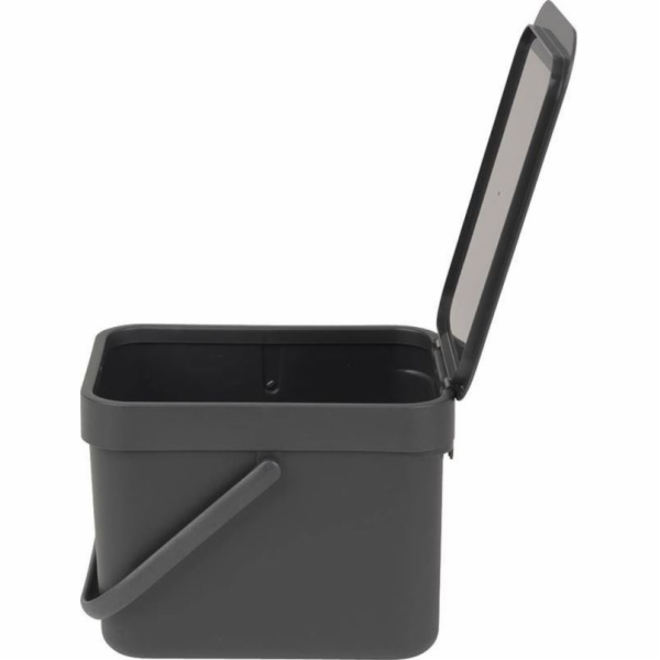 Brabantia Sort &amp; Go 6l odpadkový  kos tm.sedý