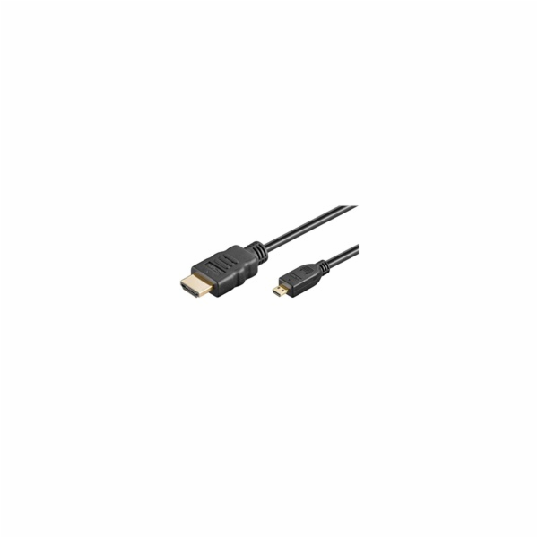 PremiumCord 4K Kabel HDMI A - HDMI micro D, 2m