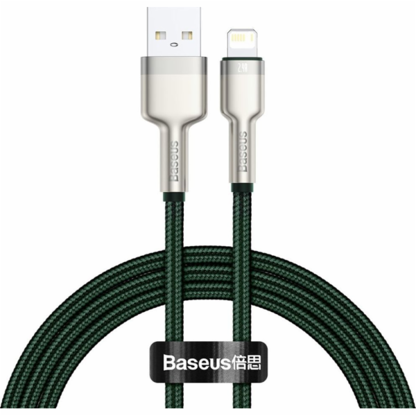 Baseus USB-A - Lightning kabel 1 m Zelený (baseus_2021031...