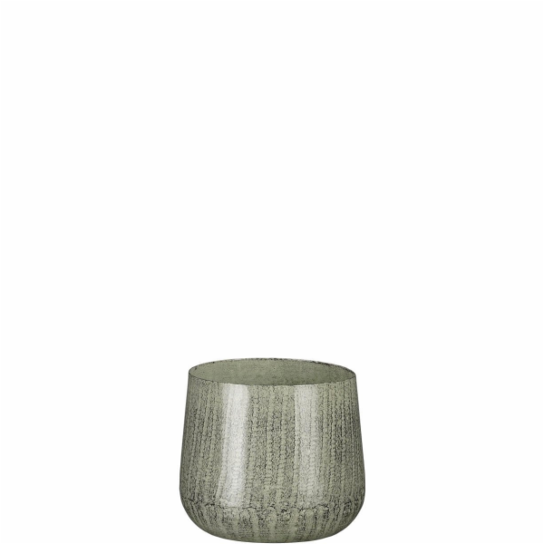 Hrnec Mica Benson 1071766, kov, V 12 cm, šedý