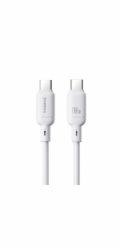 Rychlonabíjecí kabel Baseus Silky USB-C/USB-C 1m 100W bílý