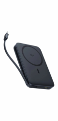 Baseus Powerbanka PicoGo Qi2 10000mAh 27W s kabelem USB-C černá