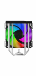 EVOLVEO QuietCool7, CPU chladič s digitálním displejem, 6x heatpipe, černý