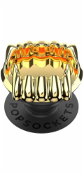 PopSockets Držák a stojánek PopSocket Say Cheese, zlatý, s lepidlem