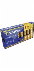 1x8 Varta Longlife AAA LR 3  Blister Pack