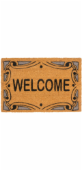 Rohožka MagicHome, před dveře, Welcome, kokos/pvc, 40x60 cm