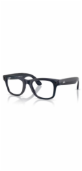 Meta Ray-Ban Gen2 Wayfarer, Shiny cosmic blue, Clear/Sapphire transitions