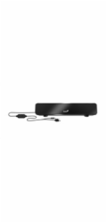 GENIUS repro USB SoundBar 100/ drátový/ 6W/ USB/ 3,5" jack/ černý