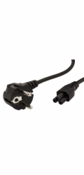 Kabel síťový 3pinový 1.8m (trojlístek), pro notebooky, 230V/2,5A