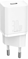 Baseus rychlonabíječka do sítě Super Si USB-C PD QC 30W bílá