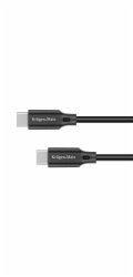 Kabel KRUGER & MATZ KM1261 Basic USB-C/USB-C 2,5m Black