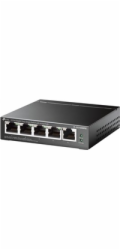 TP-Link Easy Smart switch TL-SG105MPE (5xGbE, 4xPoE+, 120W, fanless)