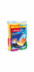 Houbička Vileda Pur Active Colors 4 ks