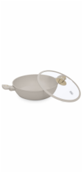 Pánev s titanovým povrchem a poklicí 30 cm Sahara Collection BH-8069