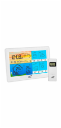SMART meteostanice s barevným displejem bílý TYUA LXSTP08BS