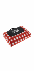 Pikniková podložka Teesa Blanket s izolací 200x300 cm TEESA - červená mřížka