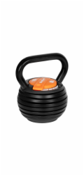 Kettlebell Rebel Kettlebell, litinový, automatický, nastavitelný, 9kg, REBEL ACTIVE
