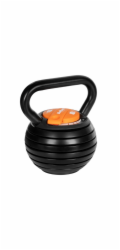 Kettlebell Rebel Kettlebell, litinový, automatický, nastavitelný, 18 kg REBEL ACTIVE