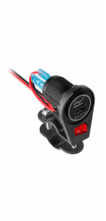 USB nabíječka PEIYING PY-CHR0008 na motocykl