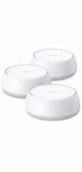 TP-Link DECO BE25(3-PACK) Systém mesh Wi-Fi Dvoupásmový (2,4 GHz / 5 GHz) Wi-Fi 7 (802.11be) Bílá 2 Vnitřní