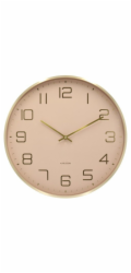 Karlsson Nástěnné hodiny ELEGANCE GLOW, O 40 cm