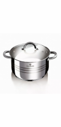 Hrnec s poklicí nerez 16 cm Gourmet Line BL-1006