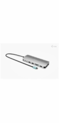 i-tec USB-C Metal Nano 3x Display Dock, 2x HDMI 1x USB-C video, PD 140W + i-tec Universal Charger 140 W