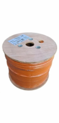 UTP kabel LEXI-Net Cat5E, drát, LS0H (B2ca s1a,d0,a1), oranžový, 500m, cívka