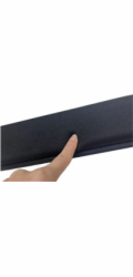 Podpěra zápěstí ke klávesnici C-TECH KPG-01, paměťová pěna,  černá, 450x93x25mm