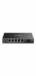 Switch TP-Link SG2206MP 5x GLan/PoE+, 1x SFP, 63W, Omáda SDN 