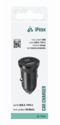 Autoadaptér USB iPEAX CL-04 Black