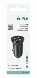 Autoadaptér USB iPEAX CL-01 Black