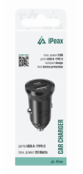 Autoadaptér USB iPEAX CL-03 Black