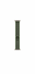 Apple Pásek Trail v zelené/neonově zelené barvě pro pouzdro 49 mm - velikost M/L - prvky z přírodního titanu