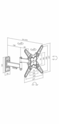 Fiber Mounts FM232 držák na Tv monitor
