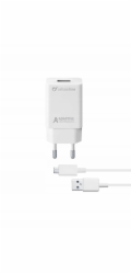 Cellular Line Adaptivní rychlonabíjecí sada Cellularline 15W - Micro USB - Samsung, Vnitřní, AC, 1 m, Bílá