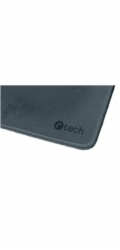 Podložka pod myš C-TECH MP-01, šedá, 320x270x4mm, obšité okraje
