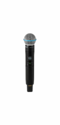 Shure SLXD2+/B58=-G65 - ruční vysílač s mikrofonní hlavicí Beta® 58A (470–606 MHz)