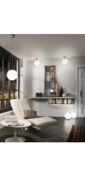 Eglo zavěšená lampa/1 DM300 OPAL-MA. / Eglo 85263 Rondo Ni-Matt 85263