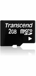 TRANSCEND MicroSD karta 2GB, bez adaptéru