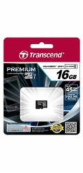 Transcend 16GB microSDHC UHS-I (Class 10) paměťová karta (bez adaptéru)