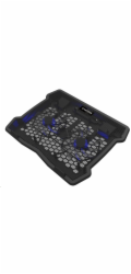 CANYON Chladící podstavec NS03 pro notebook 10-15.6", LED podsvícení, 2x ventilátor, 340x265x30mm