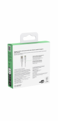1x2 Belkin USB-C/USB-A PVC Cable  1m, 2Pack white  CAB001bt1MWH2PK