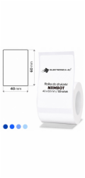 Niimbot štítky R 40x60mm 125ks White pro B21, B21S, B3S, B1