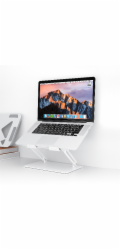 MEDIA-TECH Stojan na notebook – Laptop Stand MT2661W (bílý)